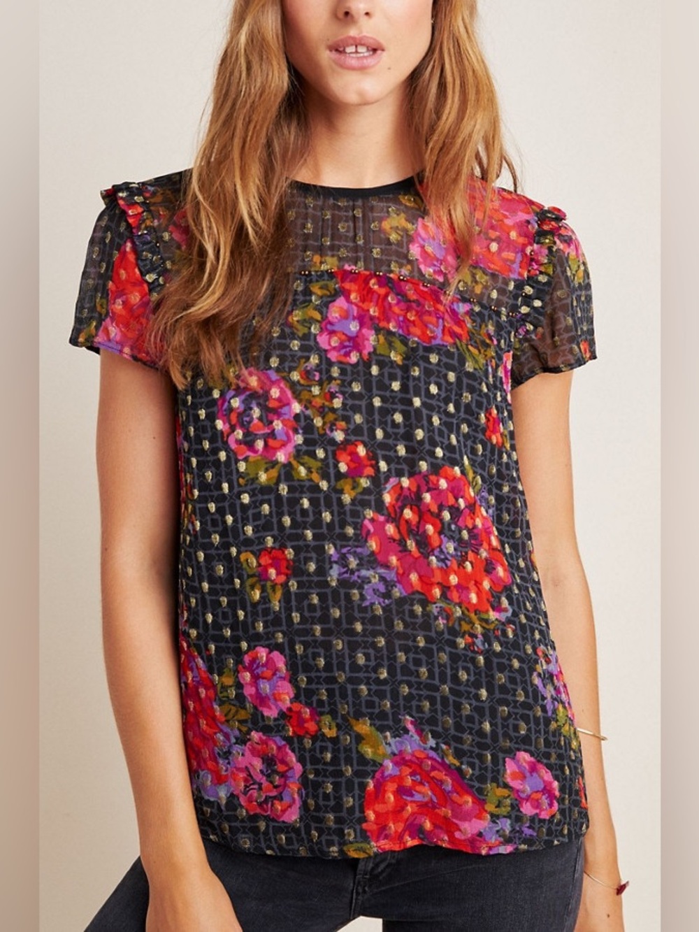 Anthropologie / Fiorella Blouse, size 4